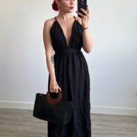 Vestido de Tirantes con Trenzas