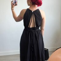 Vestido de Tirantes con Trenzas