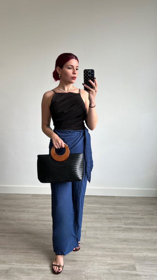 Pantalón con Pañuelo en la Cintura