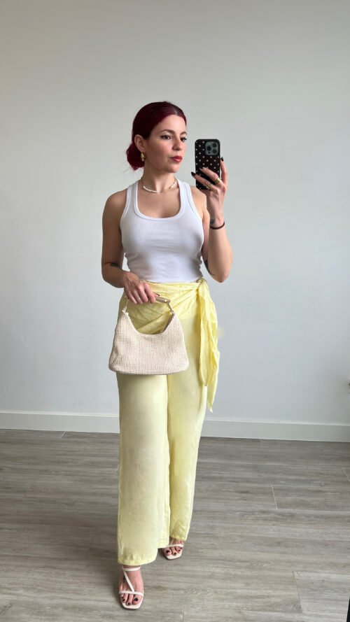 Pantalón con Pañuelo en la Cintura