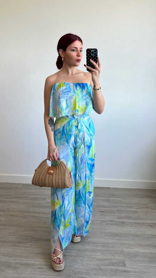 Conjunto Estampado de Pantalón y Top