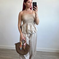 Conjunto de Pantalón y Blusa Bombacho