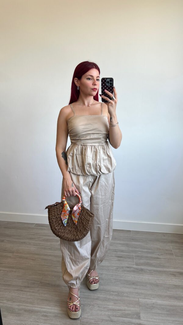 Conjunto de Pantalón y Blusa Bombacho