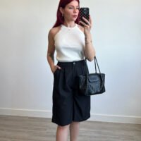 Bermuda con Pliegues