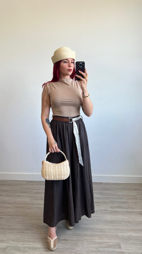Pantaloneta con Cinto Polipiel y Cinta