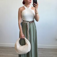 Pantaloneta con Cinto Polipiel y Cinta