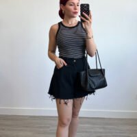 Short de Mezclilla Desflecado