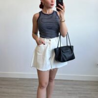 Short de Mezclilla Desflecado
