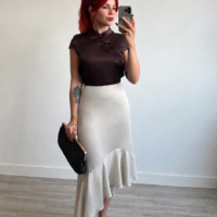 Blusa Cuello y Abotonadura China
