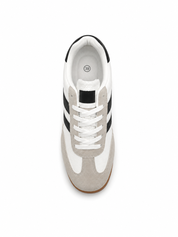 Tenis Blancos Raya Negra