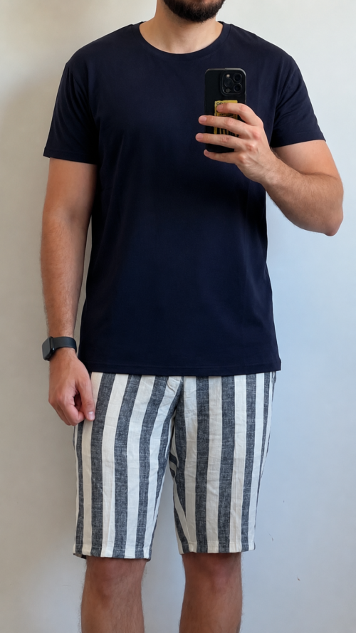 Camiseta Básica Azul Marino