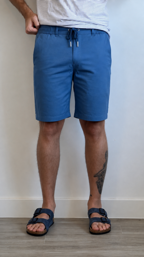 3B3ABB32-E910-4732-8308-C61C7EC341C4 Short Azul Aqua con Cordón