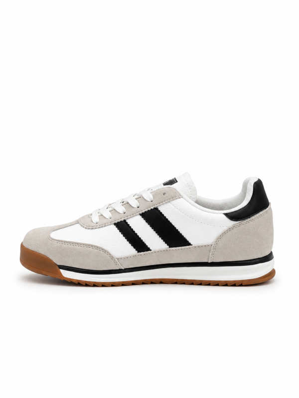 Tenis Blancos Raya Negra