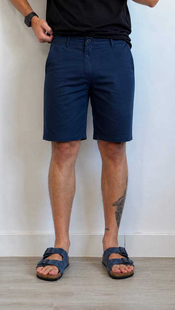 Short Chino Azul Marino