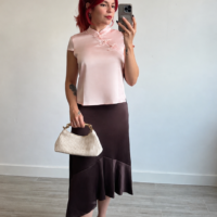 Blusa Cuello y Abotonadura China
