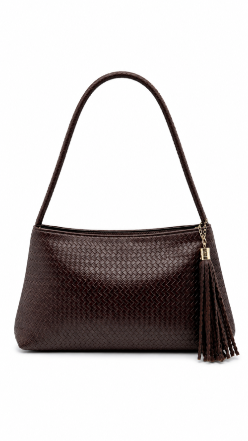 Cartera Trenzada Chocolate