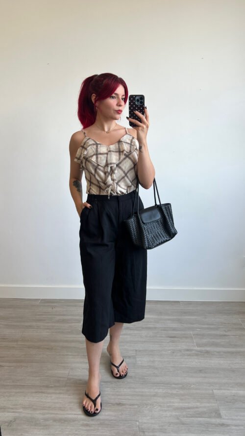 IMG_4217 Blusa de Cuadros y Volantes