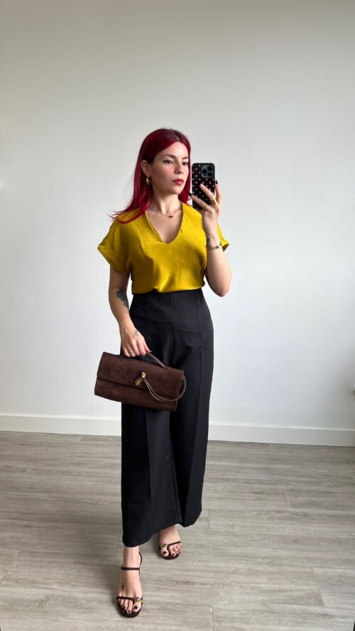 Blusa Lencera Cuello V