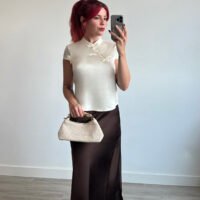 Blusa Cuello y Abotonadura China