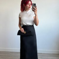 Blusa Cuello y Abotonadura China