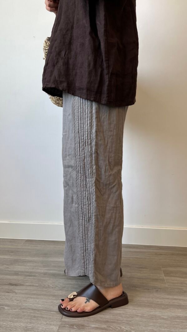 Conjunto Blusa y Pantalón con Alforza