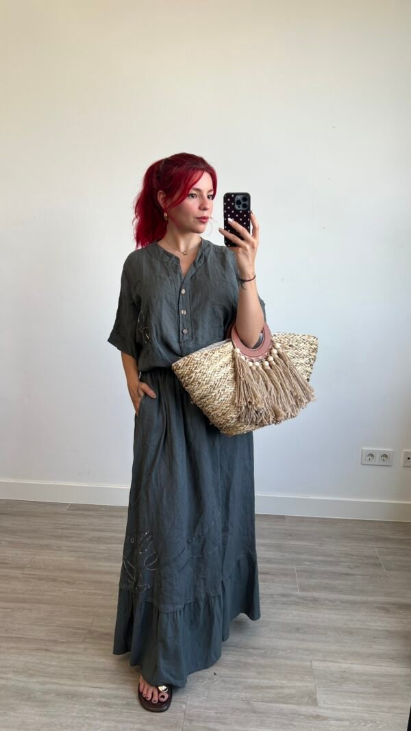 Conjunto Saya y Blusa Lentejuelas